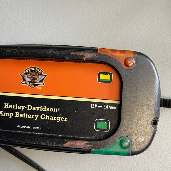Harley-Davidson 5 Amp-12V Motorcycle Battery Charger TESTED - Picture 2 of 8